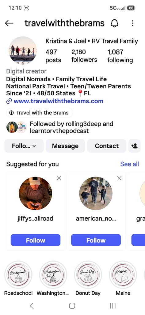 samhartman's submission for the "Follow Travel with the Brams" challenge