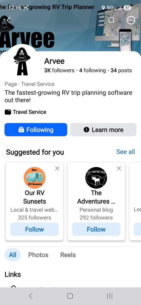 samhartman's submission for the "Follow Arvee.io on Facebook" challenge